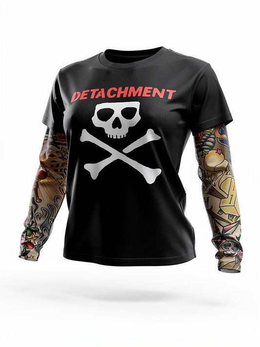 Detachment Ladies Shirt w/ Tattoo Sleeves